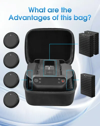 Vista 4 de Juego de barajador automático de cartas y distribuidor 3 en 1 con bolsa Negro