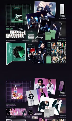 Vista 3 de THE BOYZ Phantasy_Pt.2 Sixth Sense Book+Photocard+Tracking Sealed TBZ Standard WARN Version