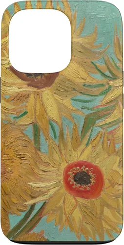 Vista 10 de Vincent van Gogh - Carcasa para iPhone XS, diseño de girasoles