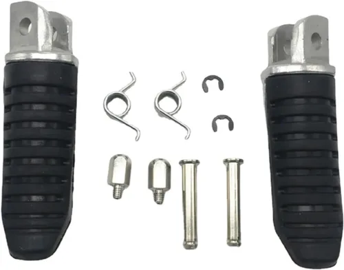 Vista 6 de Pedal de motocicleta, reposapiés delantero para motocicleta Suzuki V-Strom 650 DL650 GSX1300R GSX1300R GSX1300 apto para Hayabusa (color : plateado)