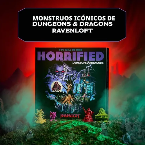Vista 5 de Ravensburger Horrified: Dungeons & Dragons Ravenloft Strategy Game