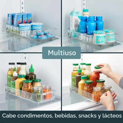 Vista 6 de YouCopia Organizador Enrollable para Refrigerador, 6" de Ancho