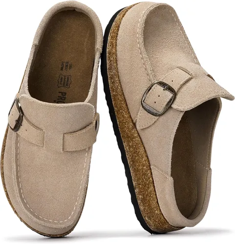 Vista 25 de Project Cloud Zuecos tipo mocasín de cuero 100% genuino para mujer Negro - Carline