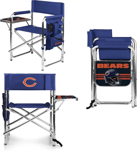 Vista 17 de Picnic TIME NFL Unisex-Adult NFL Sports Chair with Side Table, Beach Chair, Camp Chair for Adults