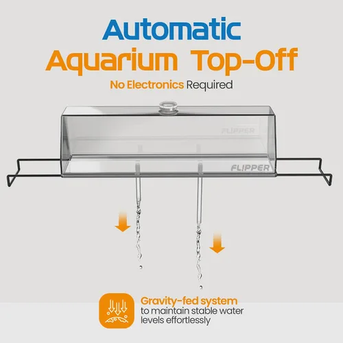 Vista 4 de Flipper Aquarium Auto Top Off System Mantenedor de nivel de agua ATO para tanques de acuario de agua dulce y salada