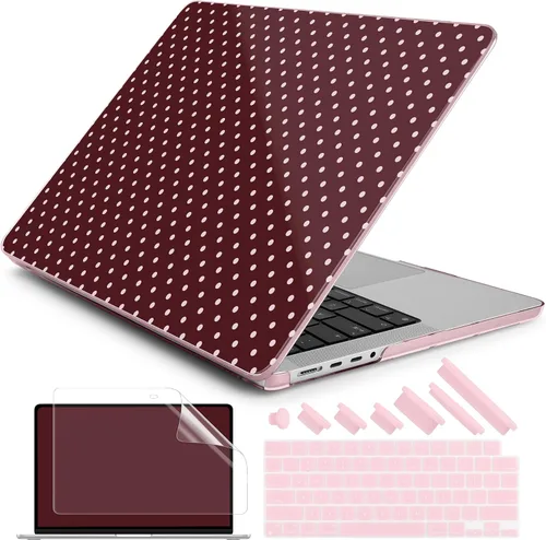 Vista 20 de DONGKE Funda para M5 MacBook Pro de 14 pulgadas 2025 2024-2021 M4 M3 M2 M1, cubierta de carcasa dura de plástico compatible con A3434 A3112 A3401