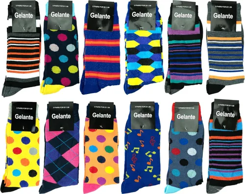 Vista 30 de 12 pares de calcetines de vestir para hombre