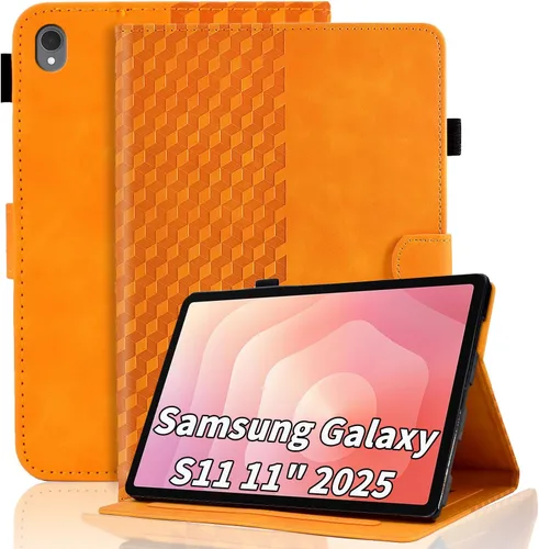 Vista 43 de Funda para Samsung Galaxy Tab S6 Lite 2024/2022/2020 de 10.4 pulgadas SM-P620/P625/P610/P613/P615/P619 de piel sintética, funda magnética con Negro