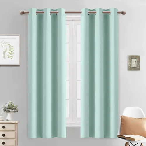 Vista 95 de Yakamok Cortinas opacas para dormitorio, aislamiento térmico, cortinas de oscurecimiento de habitación para sala de estar, juego de 2 paneles