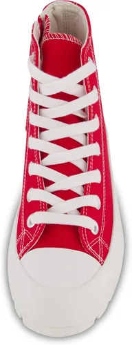 Vista 3 de CUSHIONAIRE Tenis de lona Vespa para mujer con espuma viscoelástica y cremallera lateral