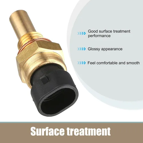 Vista 3 de Pack-1 Sensor de temperatura ECT para automóvil, reemplazo de sensor de temperatura de motor de metal resistente al agua, OEM #15404280 12191170