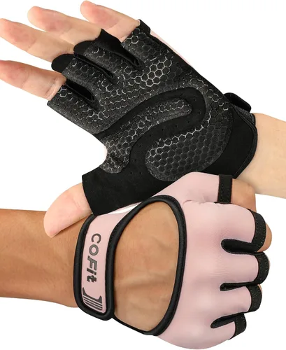 Vista 9 de Guantes de entrenamiento COFIT transpirables y antideslizantes, guantes de gimnasio para levantamiento de pesas para hombres y mujeres, agarre