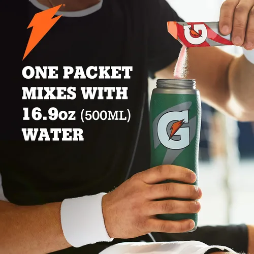Vista 4 de Gatorade Thirst Quencher - Palitos de polvo, paquete variado de 3 sabores (paquete de 30) Mezcla de bebida en polvo de electrolitos