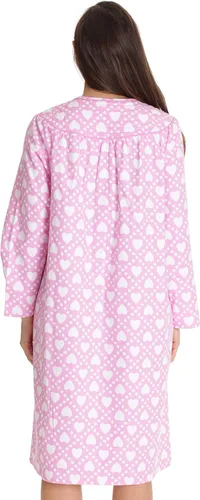 Vista 3 de Dreamcrest Abrigo de franela con bolsillos para mujer