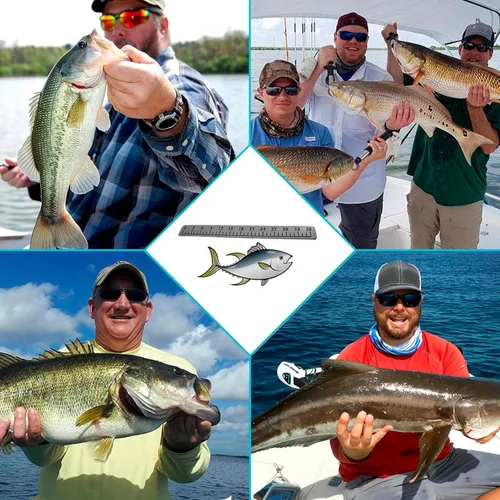 Vista 6 de Regla de pesca de espuma, herramienta de medición de pesca de 36 pulgadas, accesorios de pesca, barco de pesca de kayak, regla enfriadora