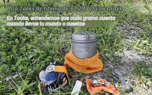 Vista 3 de TOAKS cacerola de 1600 ml con sartén de titanio