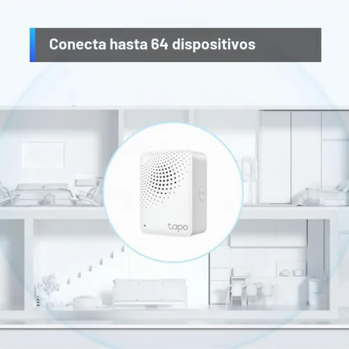 Vista 11 de Kit de inicio del sensor Tapo de TP-Link: "1 x Hub H100" + "1 x Sensor de movimiento T100" + "1 x Sensor de contacto T110