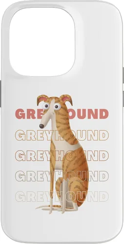 Vista 17 de Greyhound Big Eyes Funny Cartoon Sighthound Lover Design Case for iPhone 17