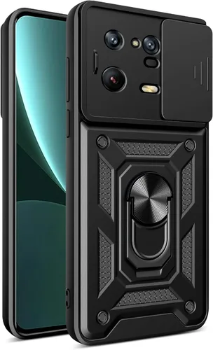 Vista 174 de Compatible con Tecno Pova Neo 2 Bracket Shell, con cubierta deslizante para lente de cámara compatible con Tecno Pova Neo 2 LG6n Case Negro