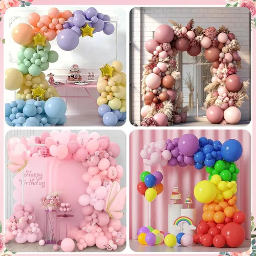 Vista 4 de Soporte de arco de globos con base, kit de soporte de arco de boda con base para bolsas de agua, soporte de arco de globos para decoración de bodas