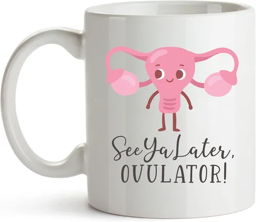 Vista 7 de YouNique Designs Taza de café divertida de histerectomía, 11 onzas, taza de útero, taza de útero, taza de recuperación para mujeres después de una