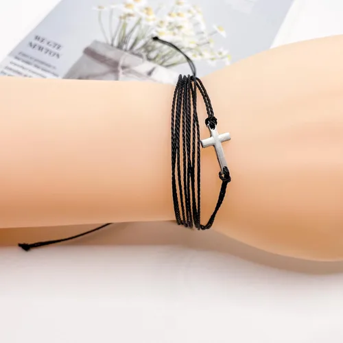 Vista 21 de Conjunto de pulseras de playa para hombres y mujeres, pulseras para hombres, pulseras bohemias hechas a mano, pulseras envolventes de joyería