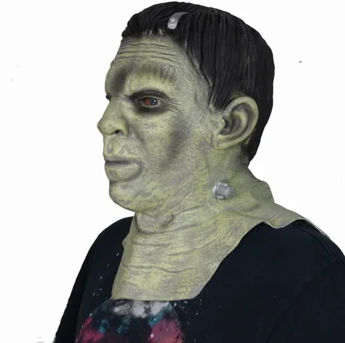 Vista 4 de Acid Tactical Disfraz de monstruo Frankenstein de Halloween para adulto máscara realista