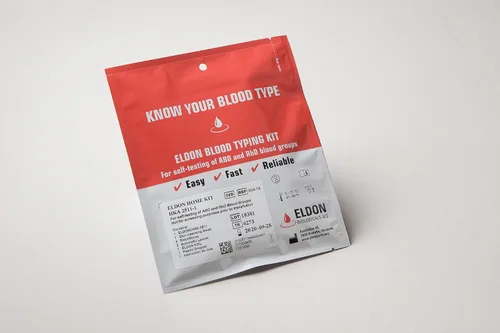 Vista 10 de Eldoncard Kit de tipificación de sangre, paquete de 2 pruebas, conozca su tipo de sangre, prueba instantánea y precisa en casa, determina los grupos