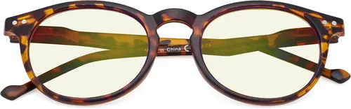 Vista 9 de CessBlu Gafas de computadora para mujer, redondas, ovaladas, con filtro de luz azul, lentes de lectura para mujer