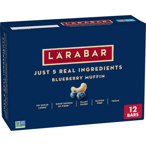Vista 11 de Larabar - Muffin, barras veganas de frutas y nueces sin gluten, 6 unidades Sin gluten, vegano, sin lácteos, kosher, sin soja, sin OMG, 5