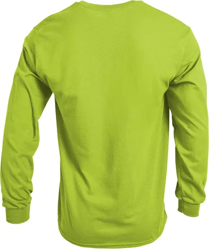 Vista 3 de Gildan Camiseta de manga larga de algodón pesado para adultos, estilo G5400, paquete de 2