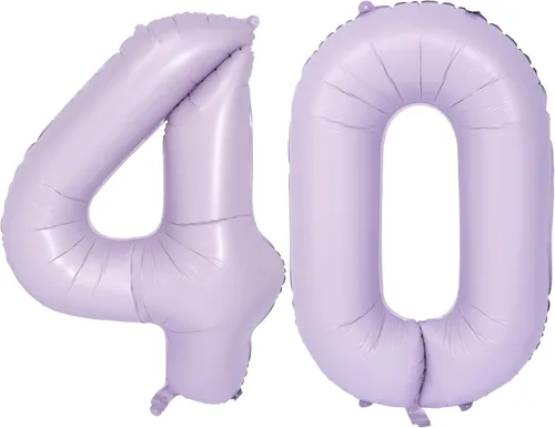 Vista 249 de Globos de 40 pulgadas con números de caramelo, papel de aluminio de helio, globos de látex de Mylar para fiesta de cumpleaños, decoración digital 0