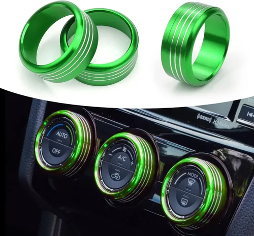 Vista 14 de Para Subaru - Cubierta de perilla de CA, accesorio para interruptor de consola central, botón de control de volumen, ajuste de anillo compatible