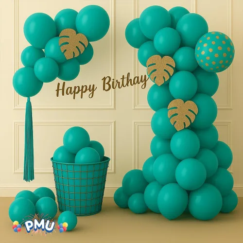 Vista 2 de PMU Globos PartyTex de látex pastel de 11 pulgadas, paquete de 72