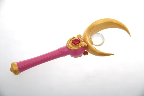 Vista 4 de OURCOSPLAY Sailor Moon Accesorios Cosplay Tsukino Usagi Moon Stick accesorios para disfraz