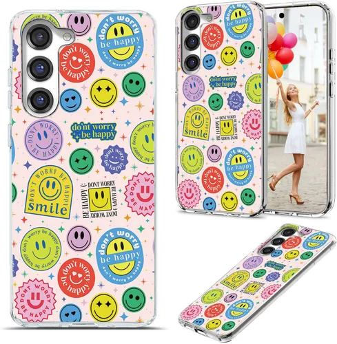 Vista 19 de Funda para Samsung Galaxy S23 Plus/S23+ - Funda protectora transparente de TPU suave a prueba de golpes con diseño de paraguas rojo de la torre Una