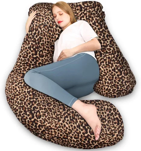 Vista 15 de Almohada de embarazo Chilling Home, almohadas de embarazo en forma de U para dormir, almohada de cuerpo completo, almohada de maternidad