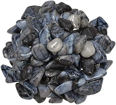Vista 3 de Hypnotic Gems Materiales: 1 libra nuevas piedras pulidas de jaspe de África - Pequeñas - 0.75" a 1" - Rocas pulidas y piedras preciosas para arte