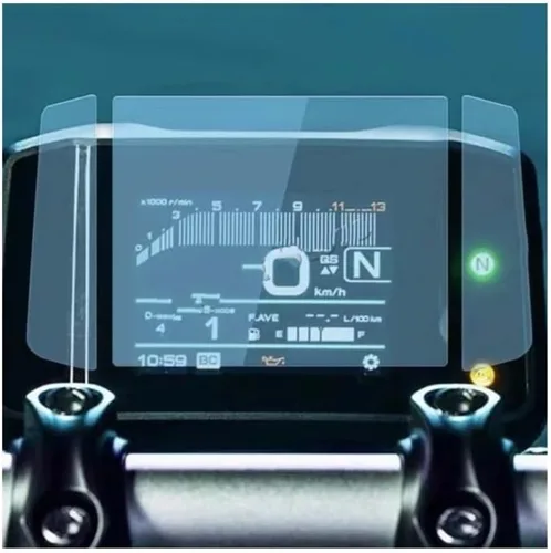 Vista 5 de Protector de pantalla para motocicleta, accesorios para salpicadero de instrumentos y velocímetro, pantalla de película para Y&amaha MT-09 MT09 MT