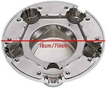 Vista 3 de kaling compatible con Tapacubos central de rueda con tapa de 7" Ford F150 Expedition 1997-2004 cromado