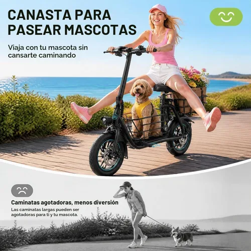Vista 8 de URBANMAX C1S Scooter eléctrico sentado, 550 W, 18.6 MPH, 20 millas Negro