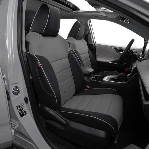 Vista 20 de EKR Rav4 Fundas de asiento de ajuste personalizado para Toyota Rav4 (híbrido) LE/XLE Premium 2026, juego completo de fundas de asiento de automóvil