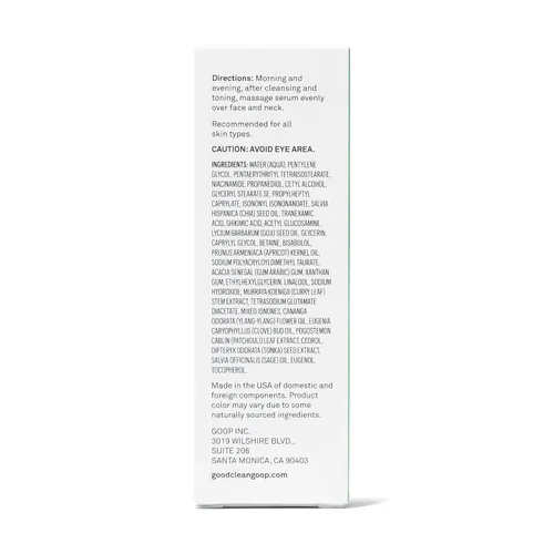 Vista 9 de good.clean.goop beauty The Healthy Aging Serum Suero facial con ácido tranexámico, ácido shikímico y aceite de bayas de Goji Suero para ayudar a