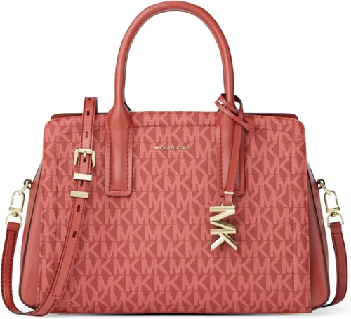 Vista 24 de Michael Kors - Laila, bolso pequeño para mujer Herrajes dorados/vainilla/bellota