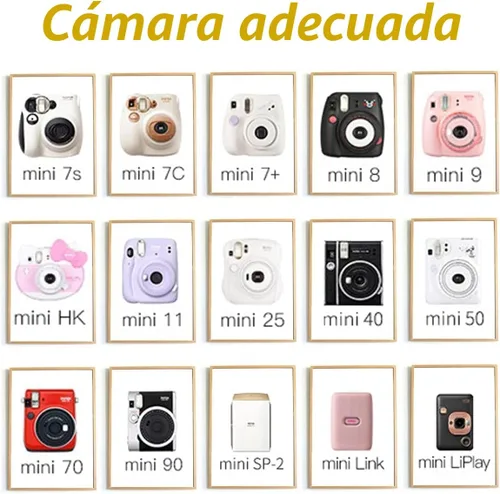 Vista 7 de Fujifilm Instax mini película instantánea de luz diurna (paquete doble + unidad flash USB de 32 GB) con paño de limpieza de microfibra Sunshine