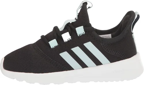 Vista 8 de adidas Tenis unisex Cloud Foam-Pure para correr para niños, White-clear Pink