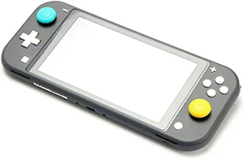 Vista 2 de Funda de goma de silicona para palanca de mando para el controlador Switch Lite Ns Joy-con (azul)