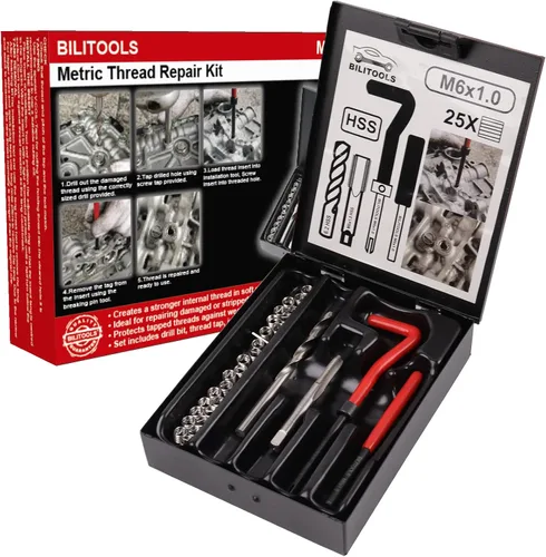 Vista 21 de BILITOOLS - Kit de reparación de roscas helicoidales métricas