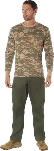 Vista 8 de Rothco Mens Long Sleeve Color Camo T-Shirt