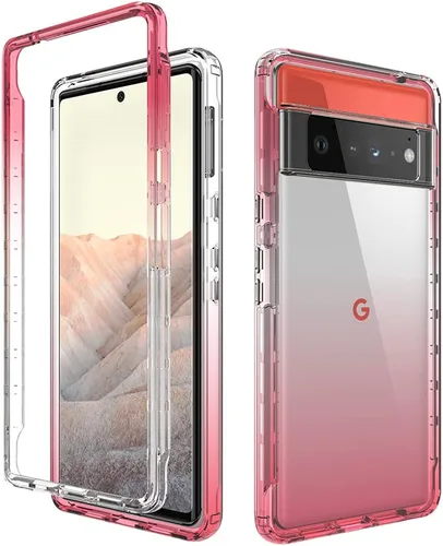 Vista 245 de Pzwoxukhov Funda para Xiaomi Poco M3 M2010J19CG M2010J19CI Caso, alta transparencia, color degradado, funda de absorción de impactos anticaída
